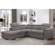 Sandra 2 corner suite multi function sofa with storage and pull out bed function