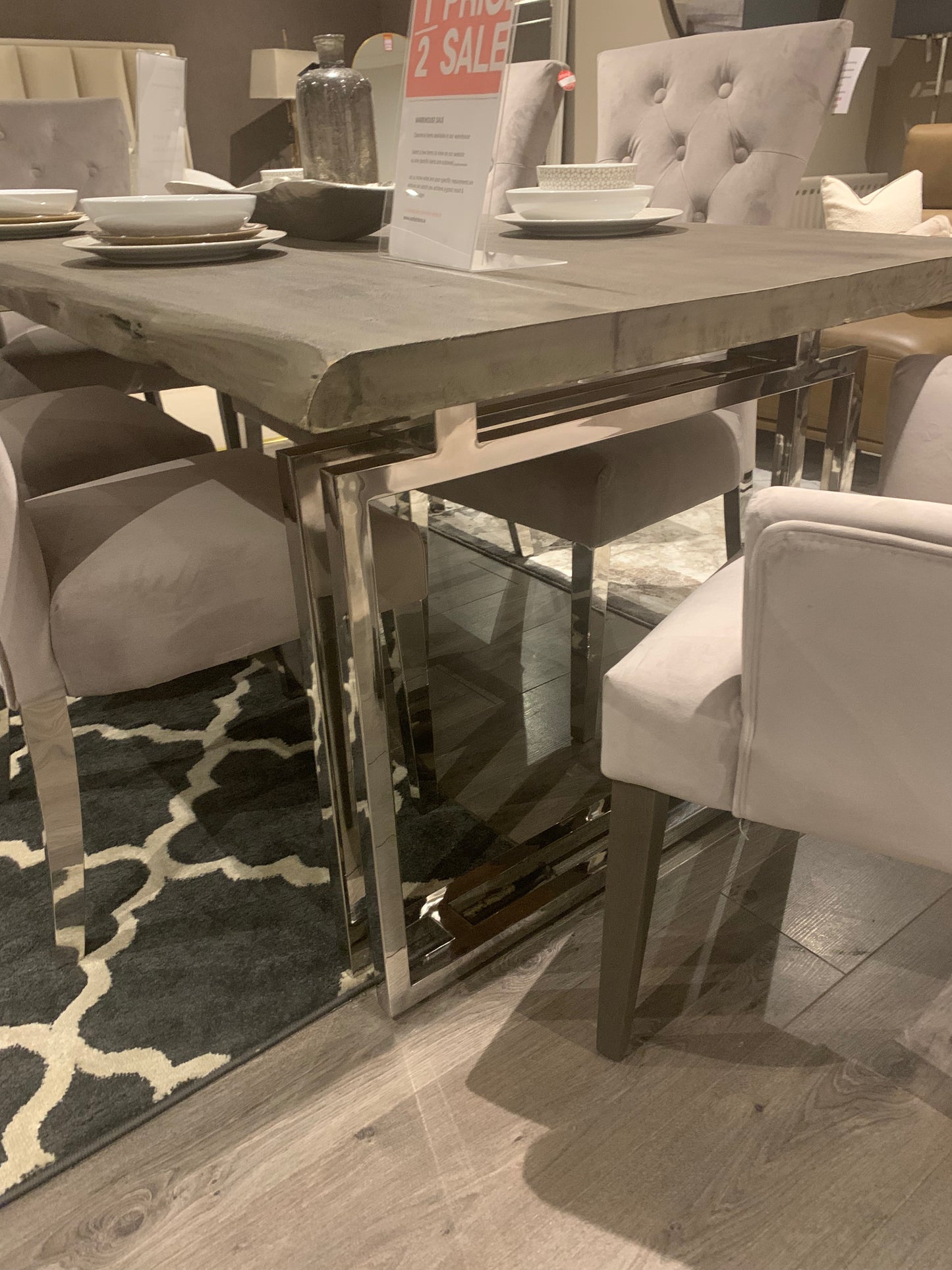 Tuscan Large solid wood dining table Sale price View and purchase INSTORE only