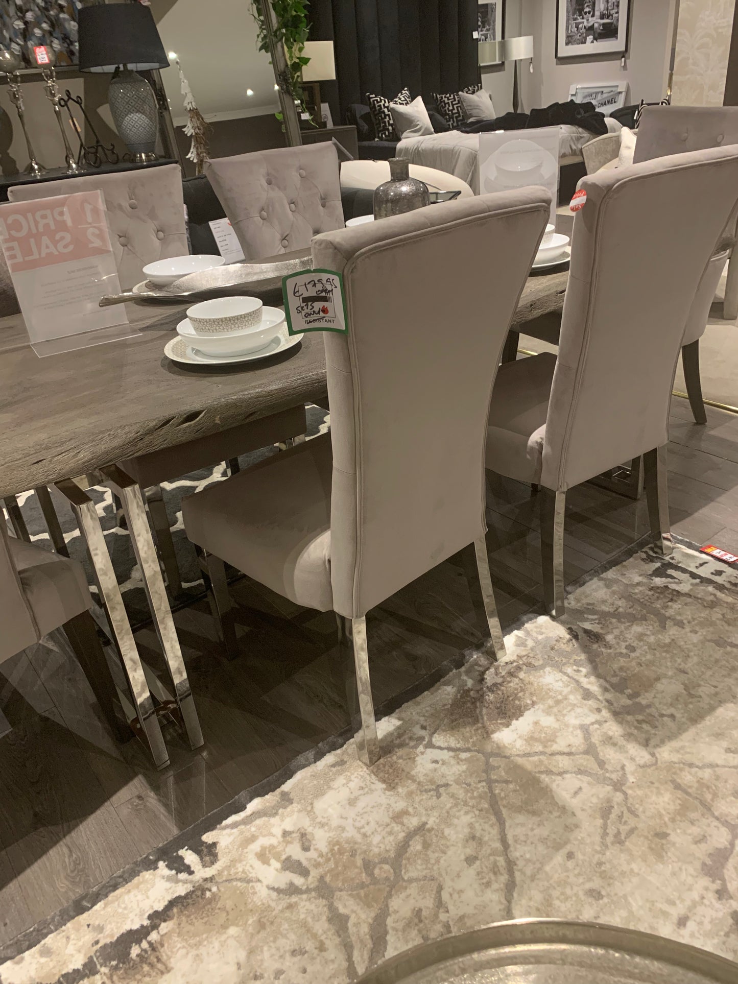 Tuscan Large solid wood dining table Sale price View and purchase INSTORE only