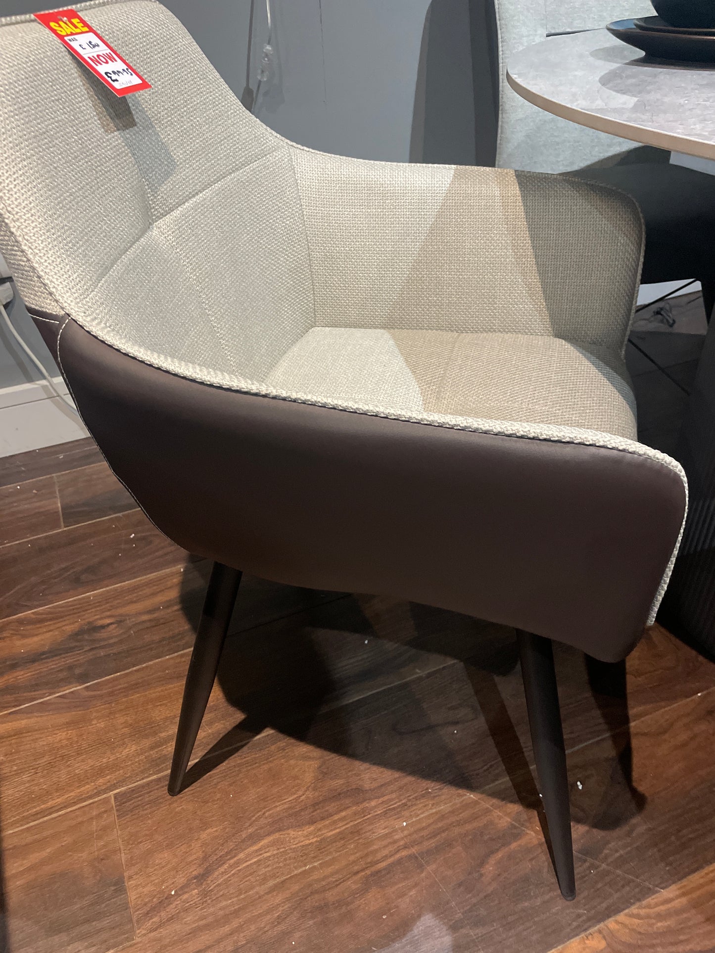 Savoy dining carver chairs disposal SALE . View instore to purchase Sold in sets only . See staff.