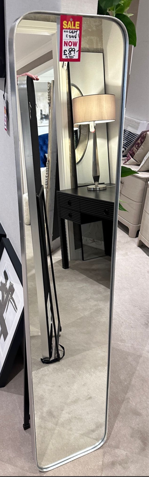 Arlene 150 cm dressing mirror with stand . Pay Instore only