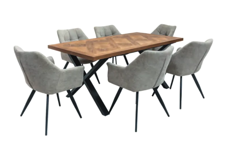 Eden 1.8 Dining Table Elm Veneer.