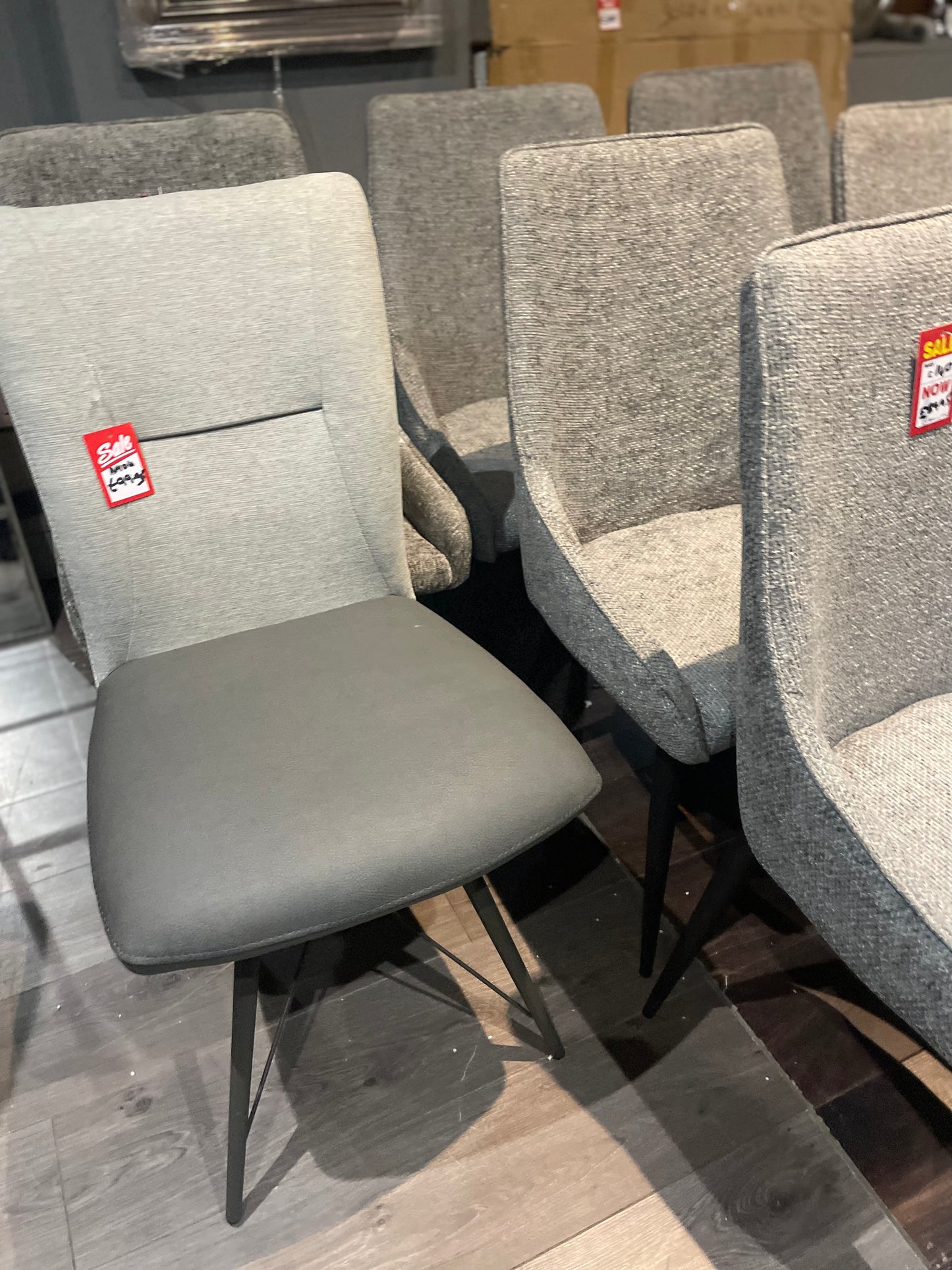 warrington instore GREY wooden table CLEARANCE INSTORE purchase only