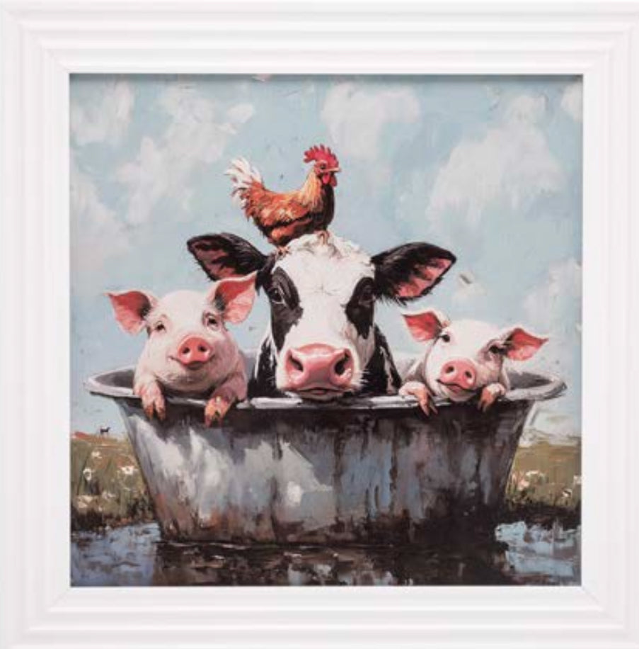 Framed pictures various 40 x 40 cm Instore purchase