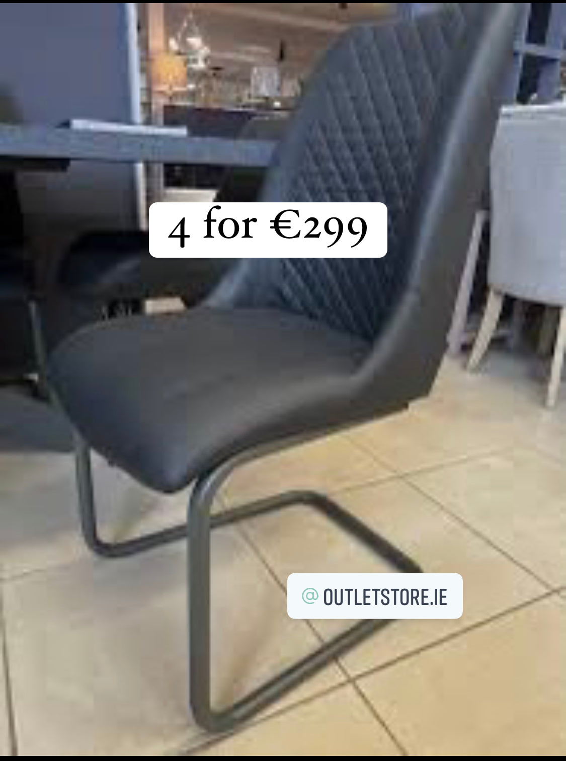 ravello dining chairs with black leg available from stock set of 4 reduced ! pay instore