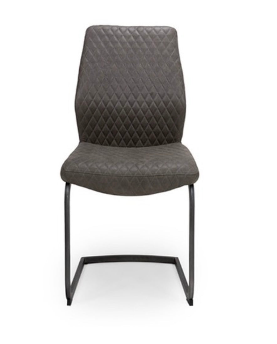 Charlie contemporary faux leather dining bench and chairs reduced for instore purchase only