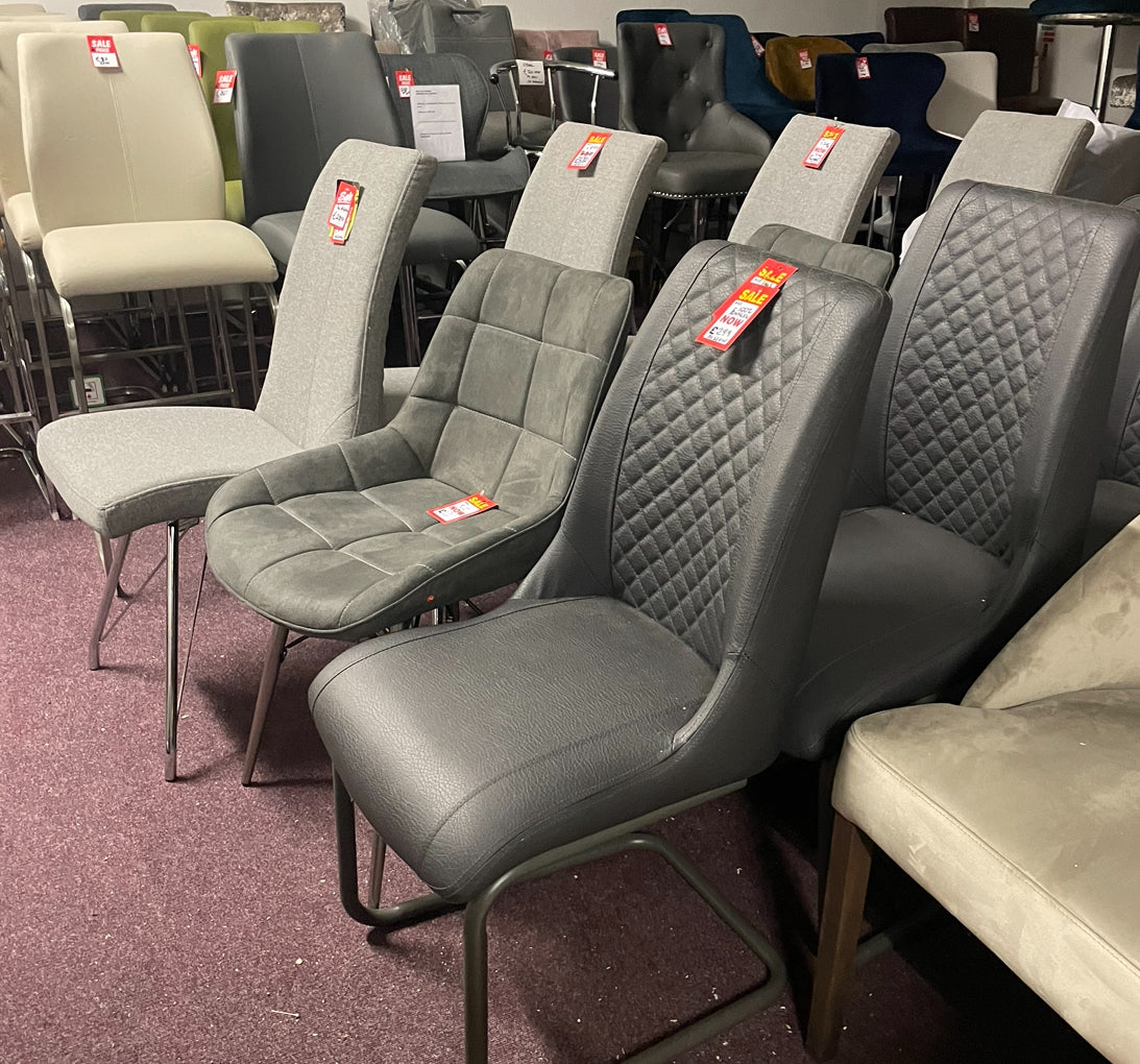 ravello dining chairs with black leg available from stock set of 4 reduced ! pay instore