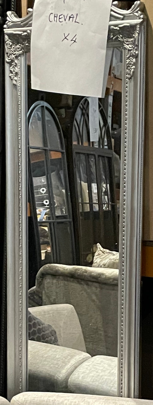 Silver dressing mirror full length collection only