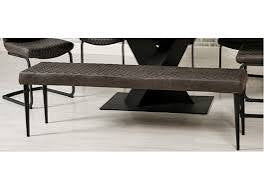 Charlie contemporary faux leather dining bench and chairs reduced for instore purchase only