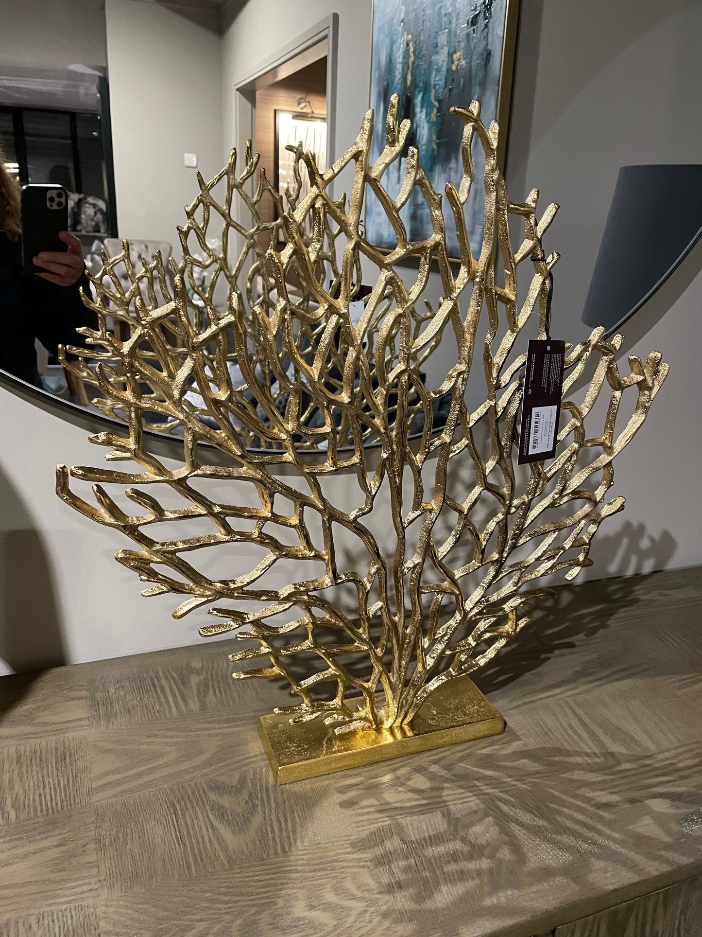 Gold tree in choice of 2 sizes