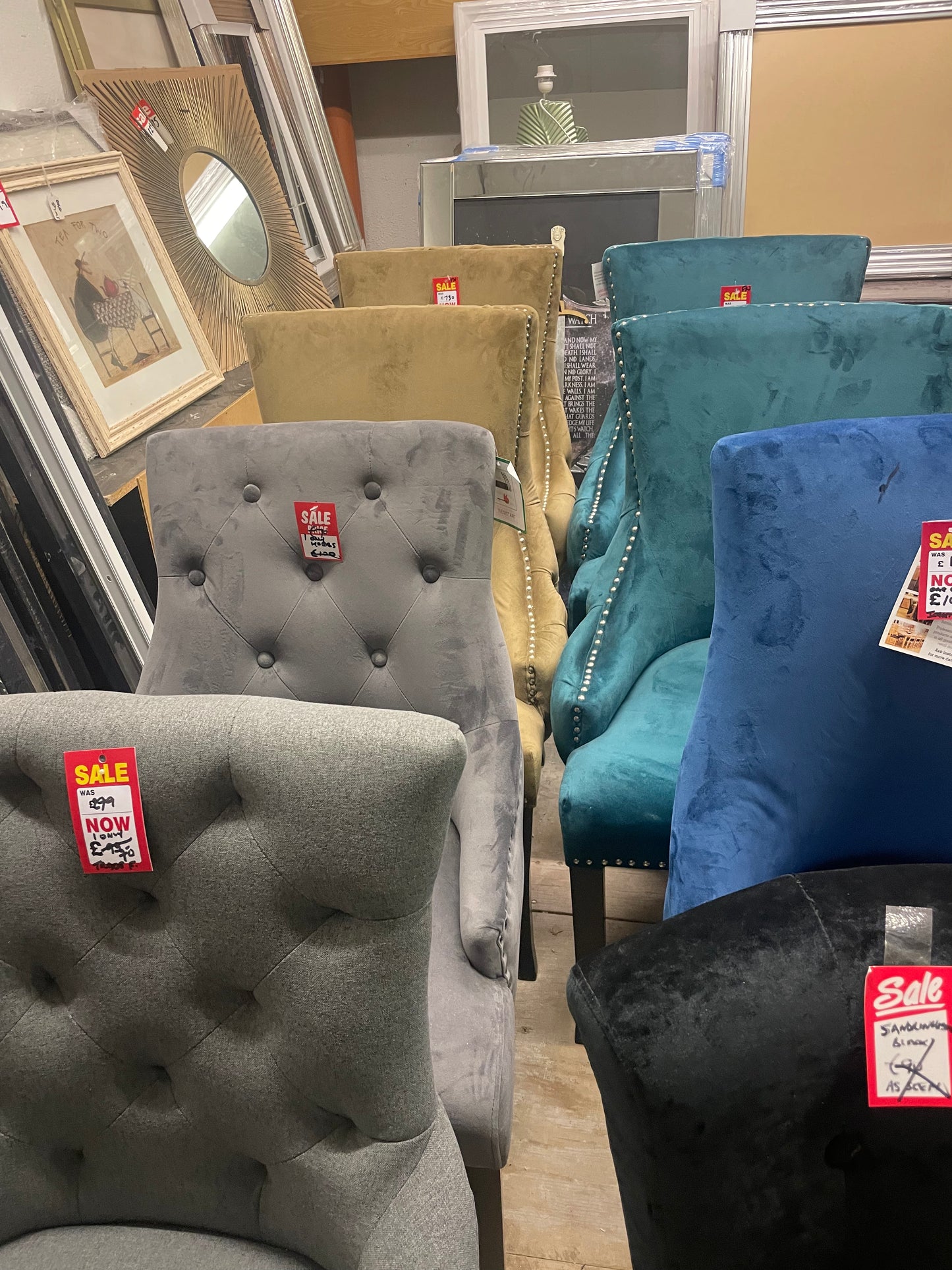 Dining Chair Disposal Sale Payment Terms are pay Instore only