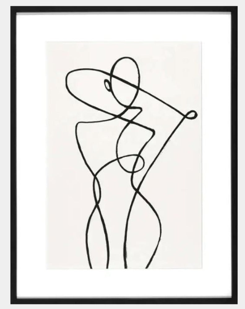 Exclusive large framed pictures for collection ( lines )