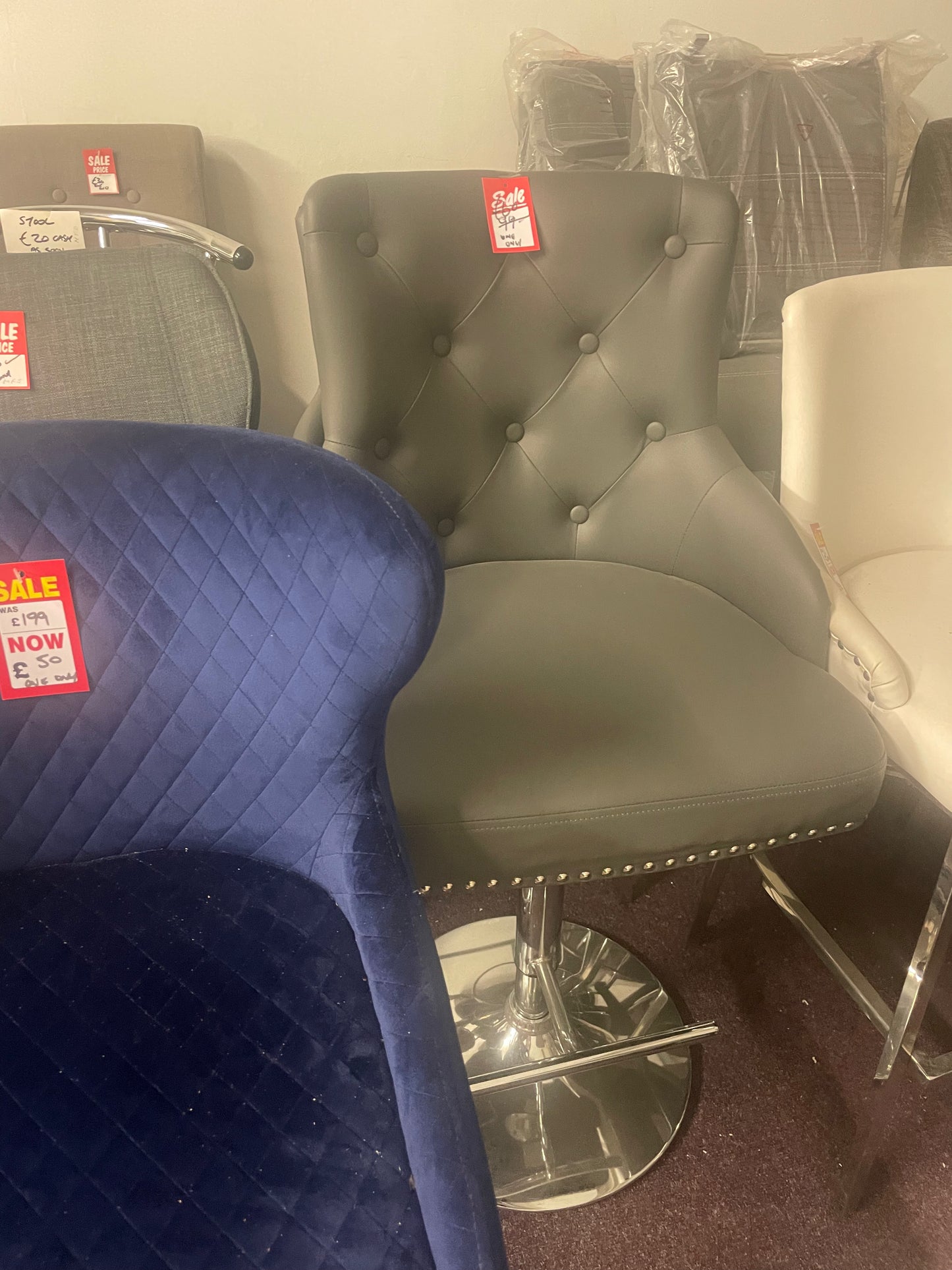 Dining chairs for €20 each sold as seen . One offs . Instore purchase only. Disposal