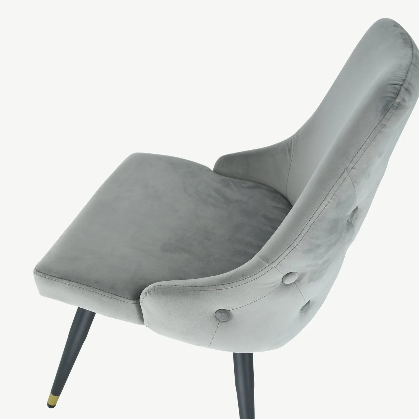 Ava dining chairs with gold cap on clearance almost half price offer. Disposal complete sets only