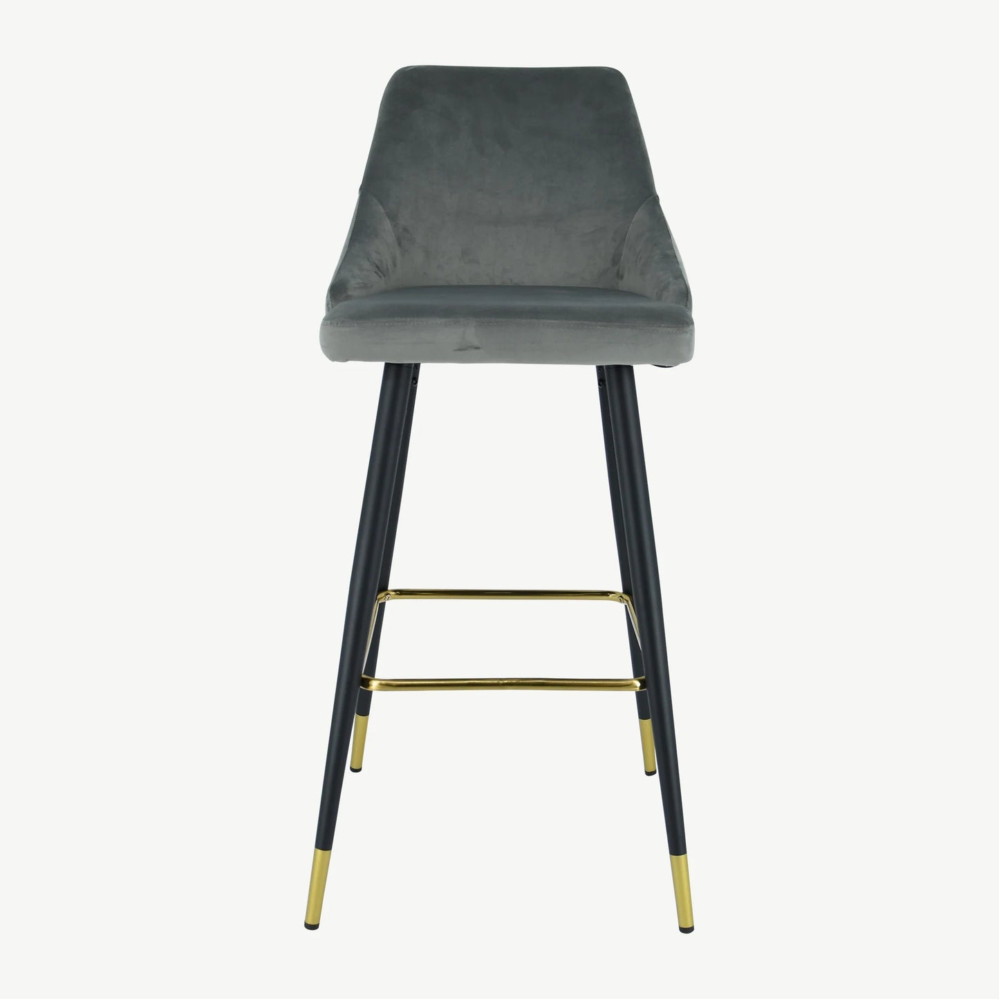 Avanza Fargo Bar Stools with gold caps .Navy or grey almost half price pop instore to purchase in outlet store. No exchange