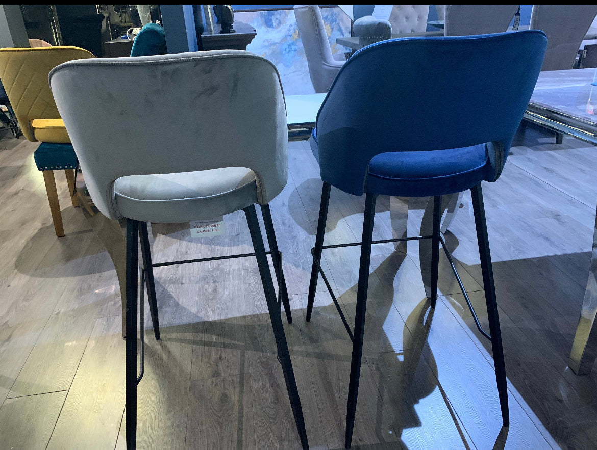 Sutton Fargo bar or counter stools with gold caps REDUCED-Bar Stool-Renaissance Design Studio