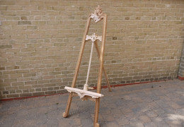 Antiqued Easel wooden clearance instore