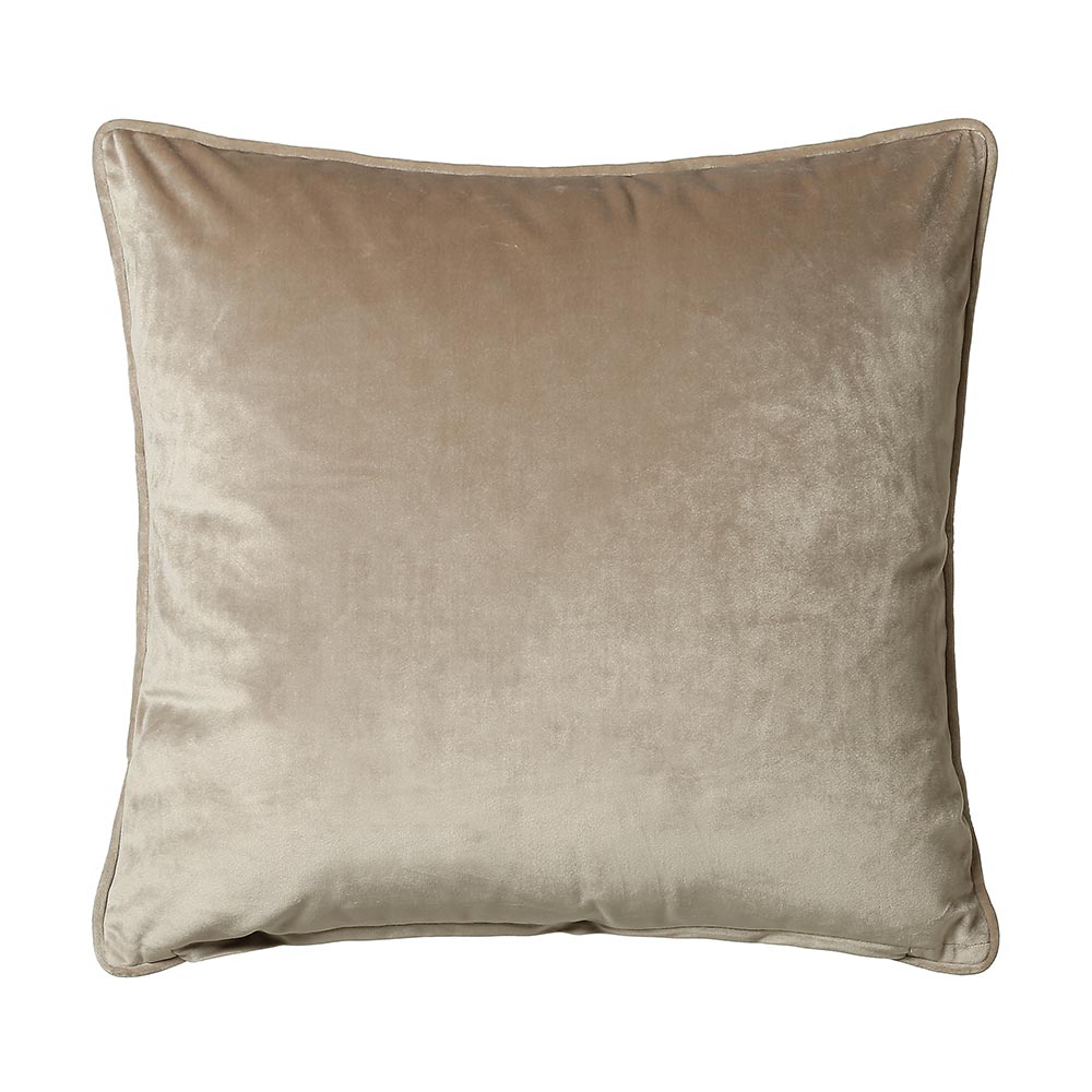 Bellini Velour Plain Velvet feather filled cushions in 58cm