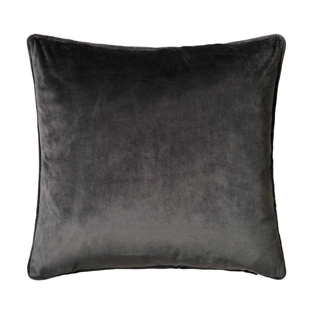 Bellini Velour Plain Velvet feather filled cushions in 58cm
