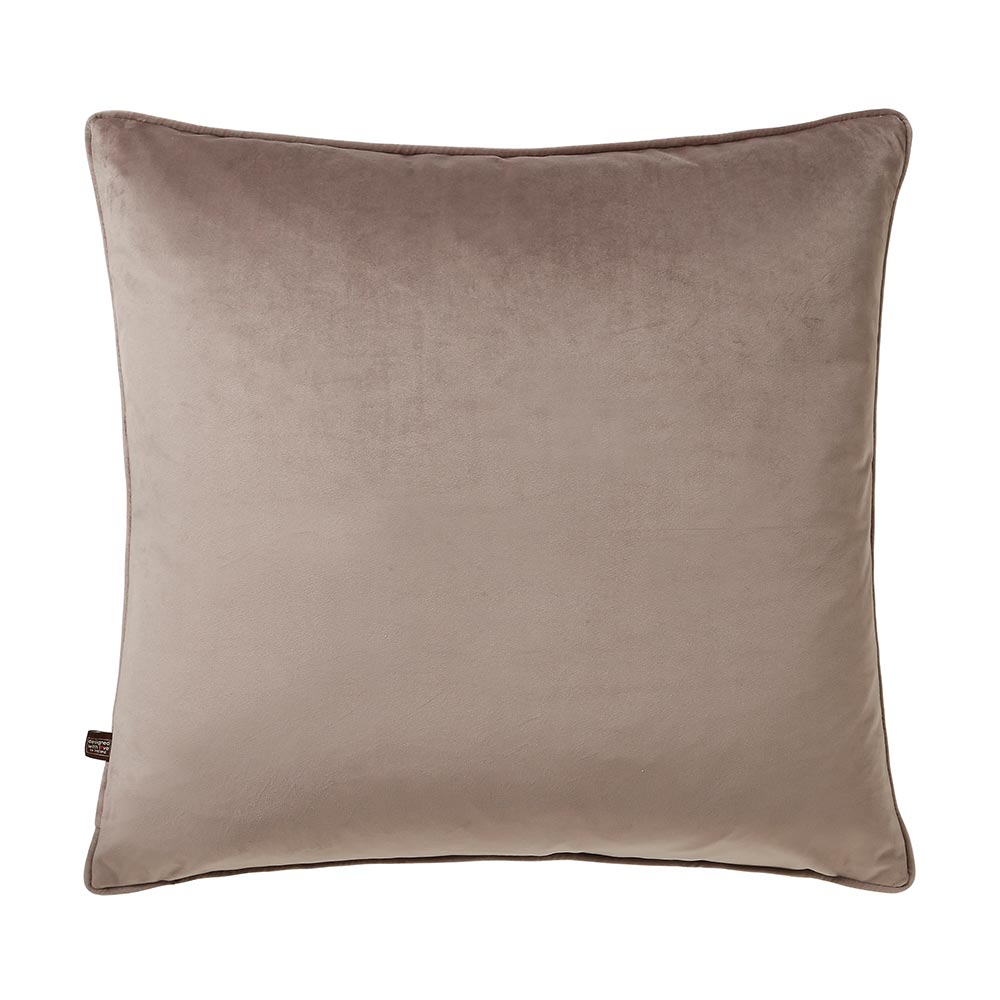 Bellini Velour Plain Velvet feather filled cushions in 58cm