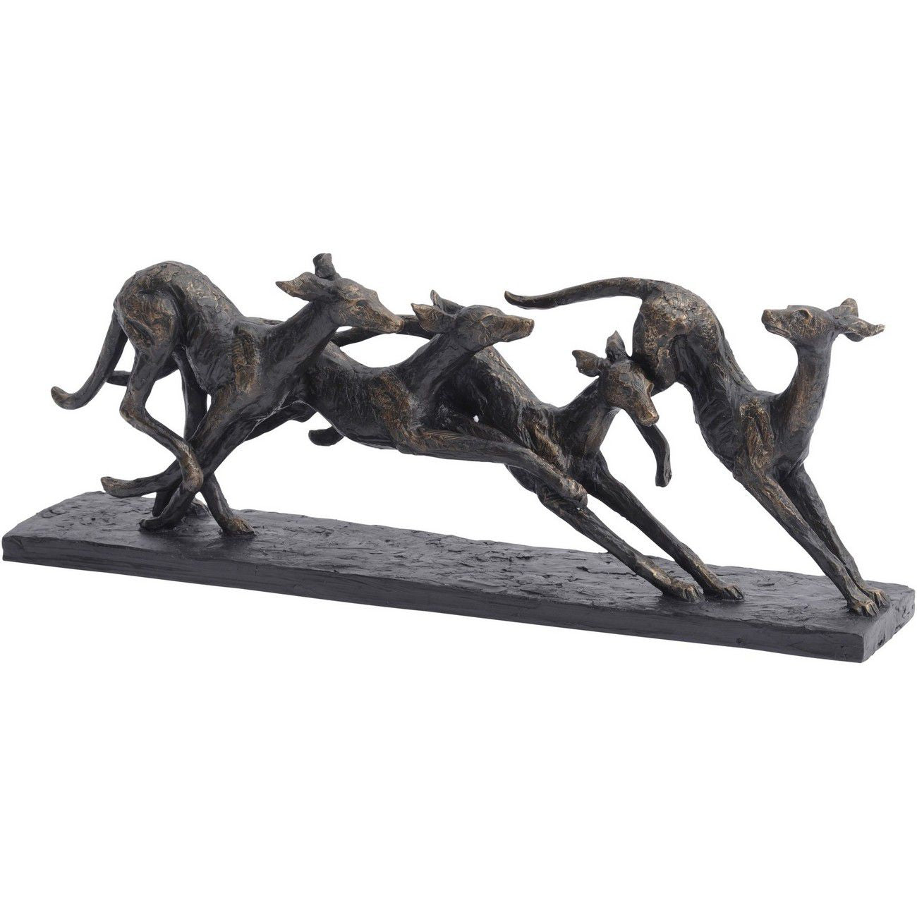 Racing Greyhounds Sculpture