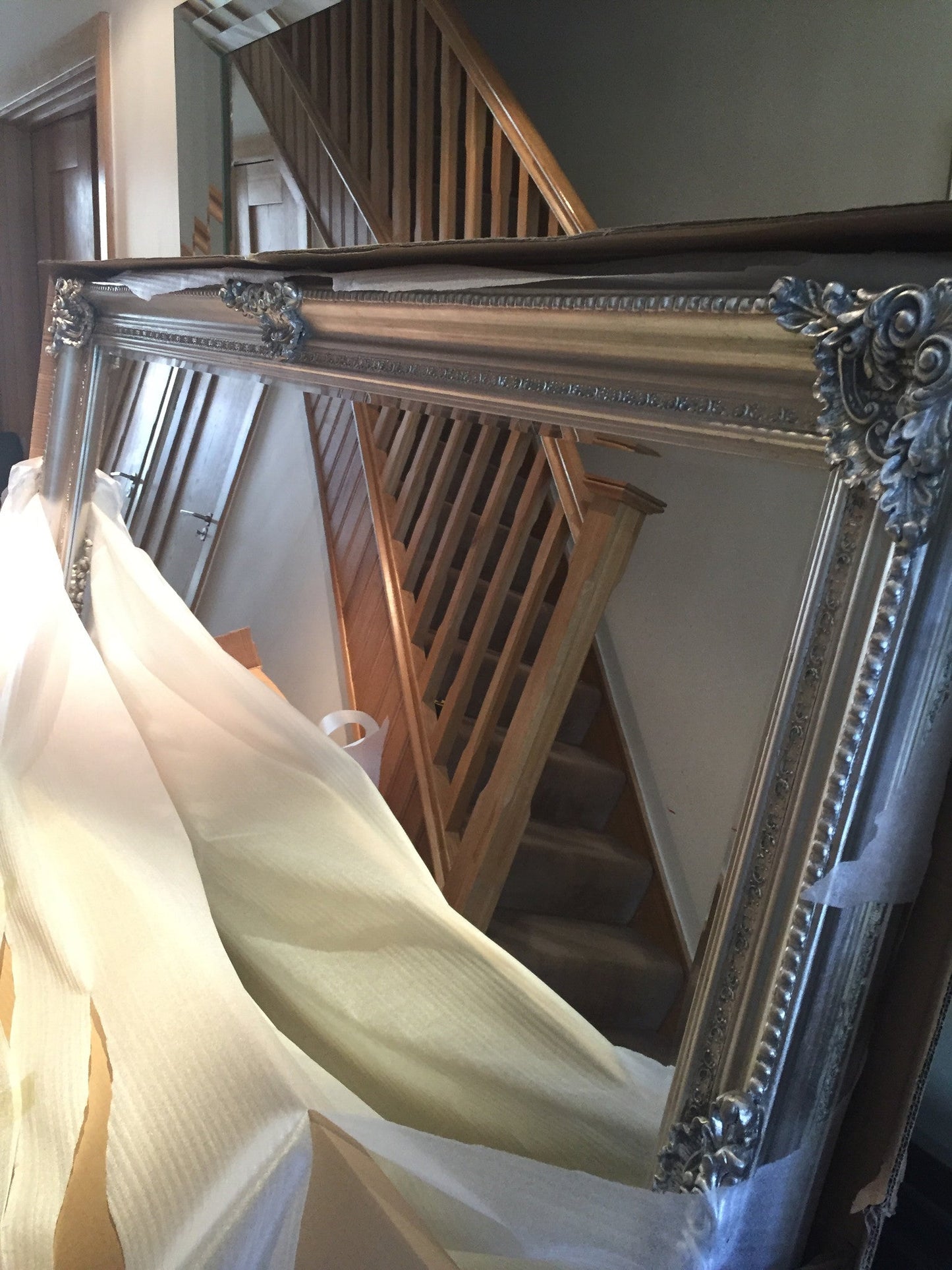 XL French Swept McG Mirror Silver 7ft /210cm