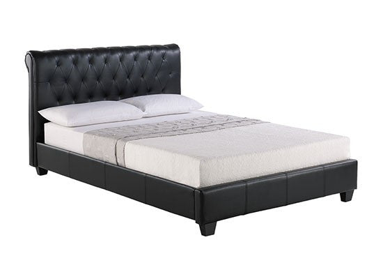 Amalfi Double Bedstead black PU... One Only €199.95 instore !