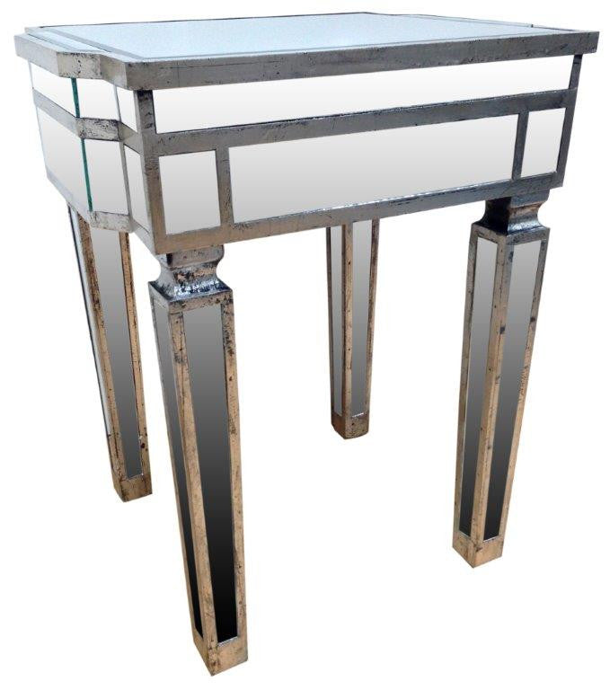 Charleston mirrored end table 50x 50 cm reduced to clear half price Instore purchase only