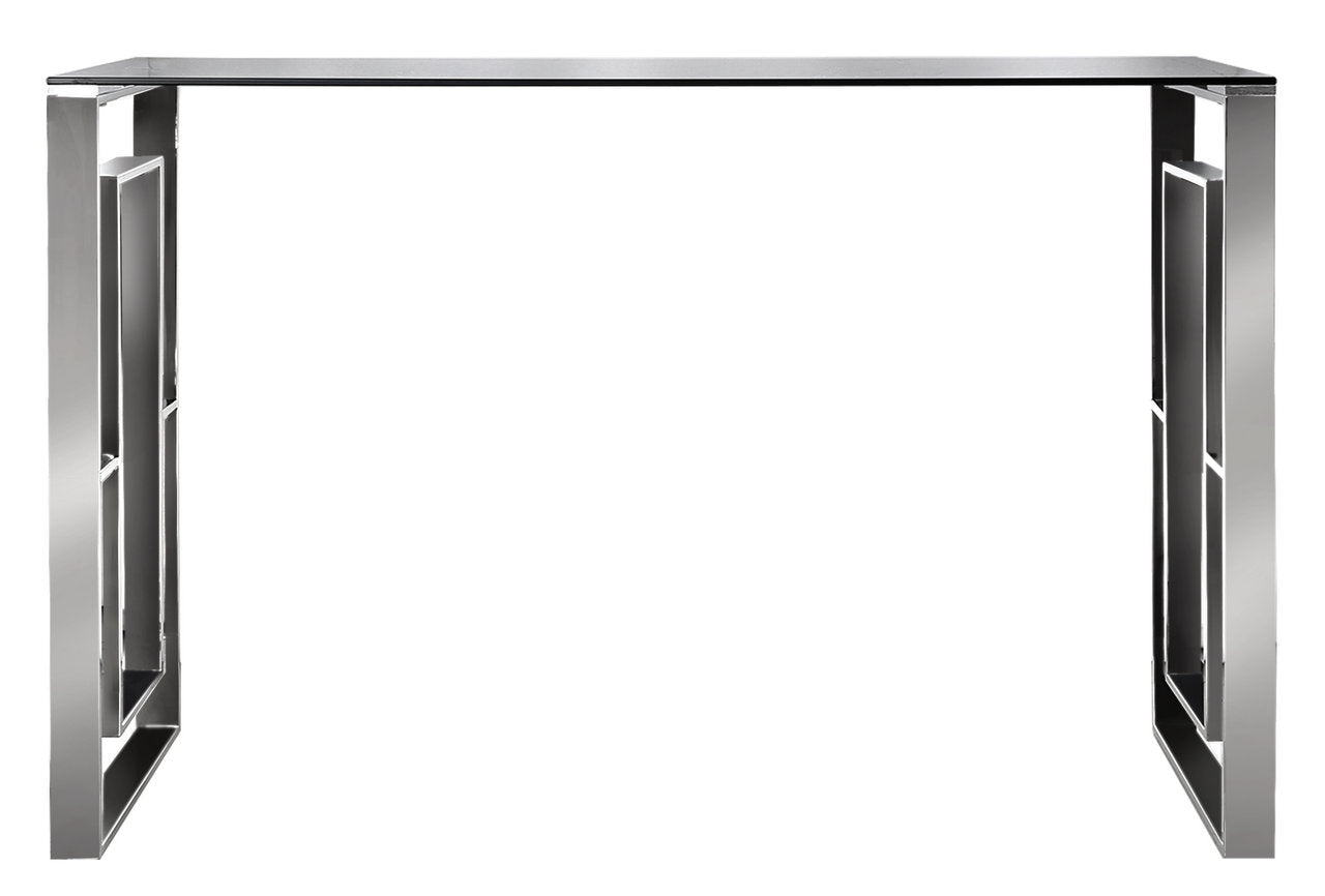 Stunning chrome and glass ALANNAH console table value alert 120 x 40 cm last one clearance