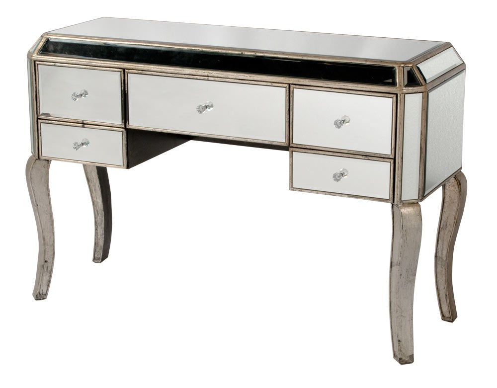 Antique mirrored Venetian Dressing table 5 drawer. Last one available reduced