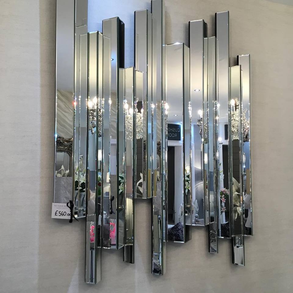 Prism Elan mirror 2 x set Showstopper SHOWHOUSE mirrors x pair of 2