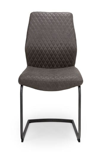 Charlie range of contemporary faux leather dining chairs reduced