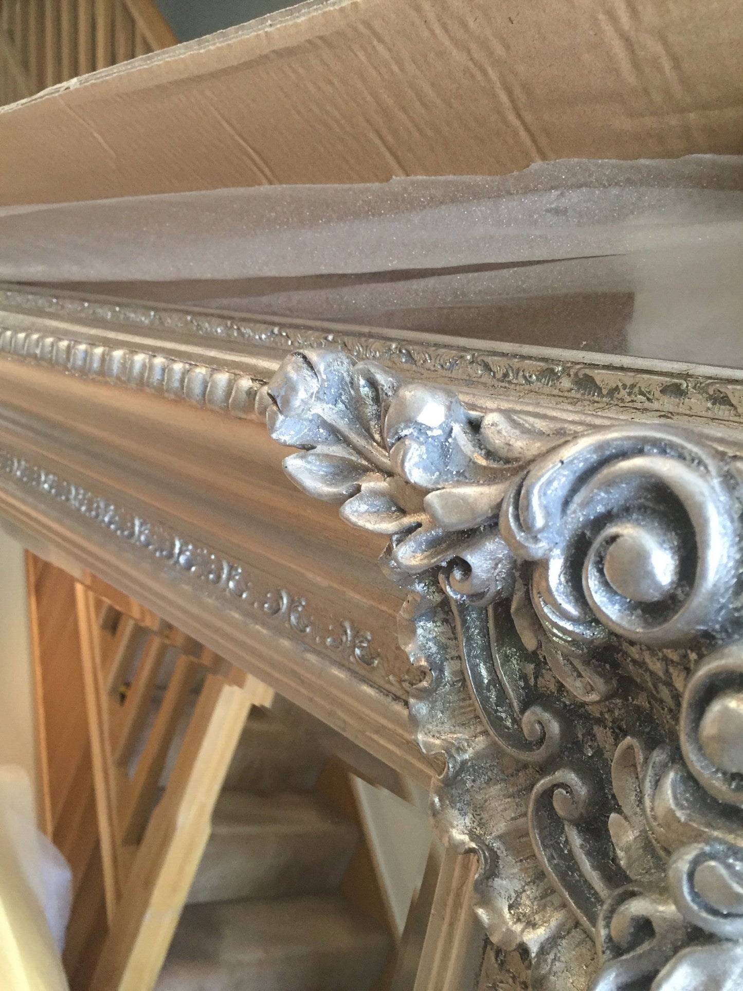 XL French Swept McG Mirror Silver 7ft /210cm