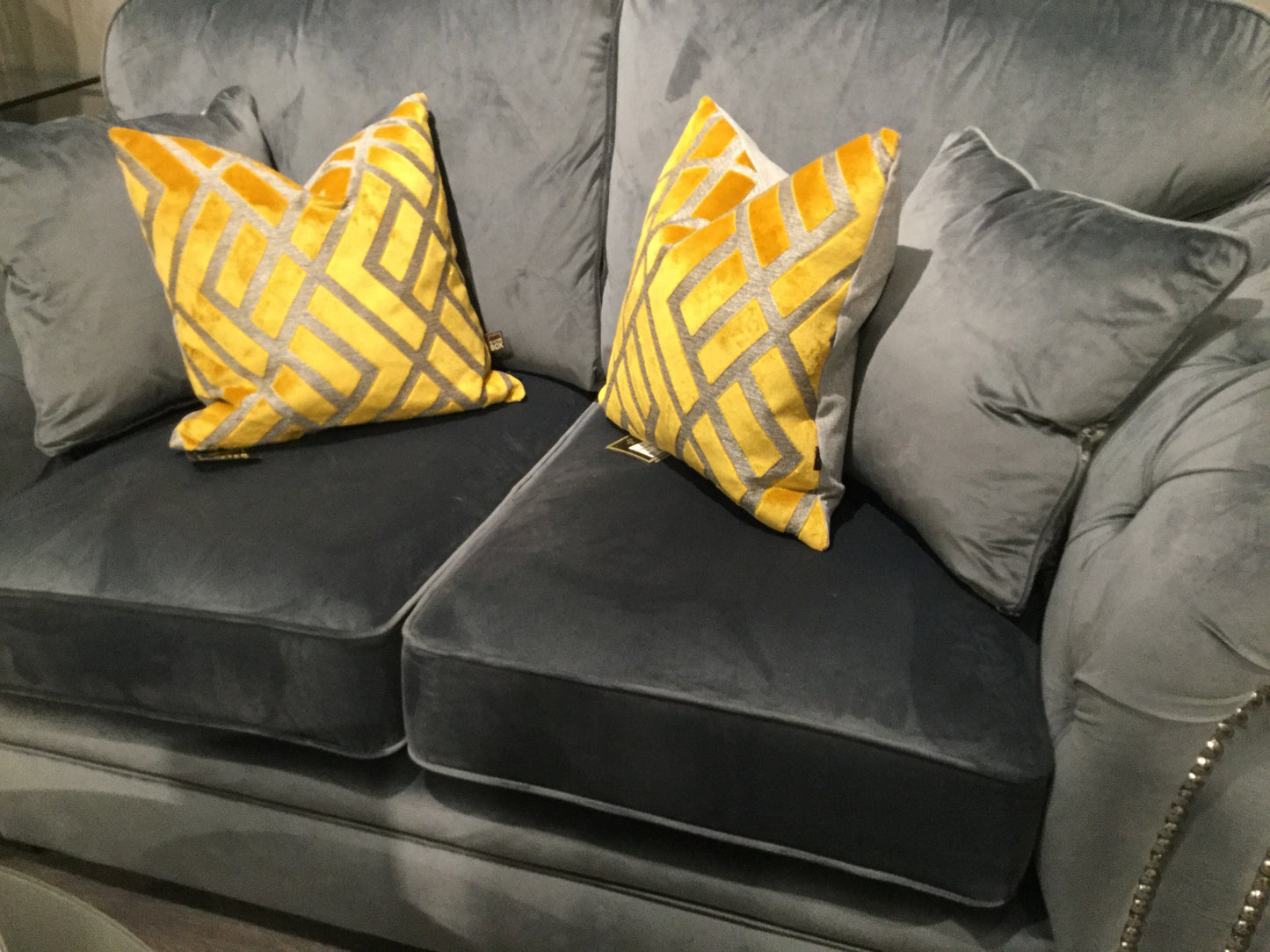 Scatterbox Sienna cushion 43 cm mustard