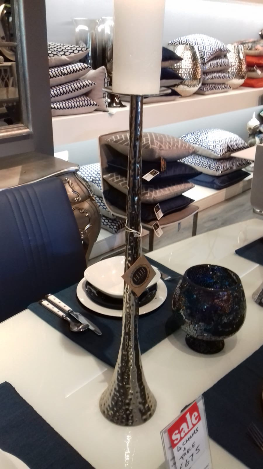 Tall candle holder