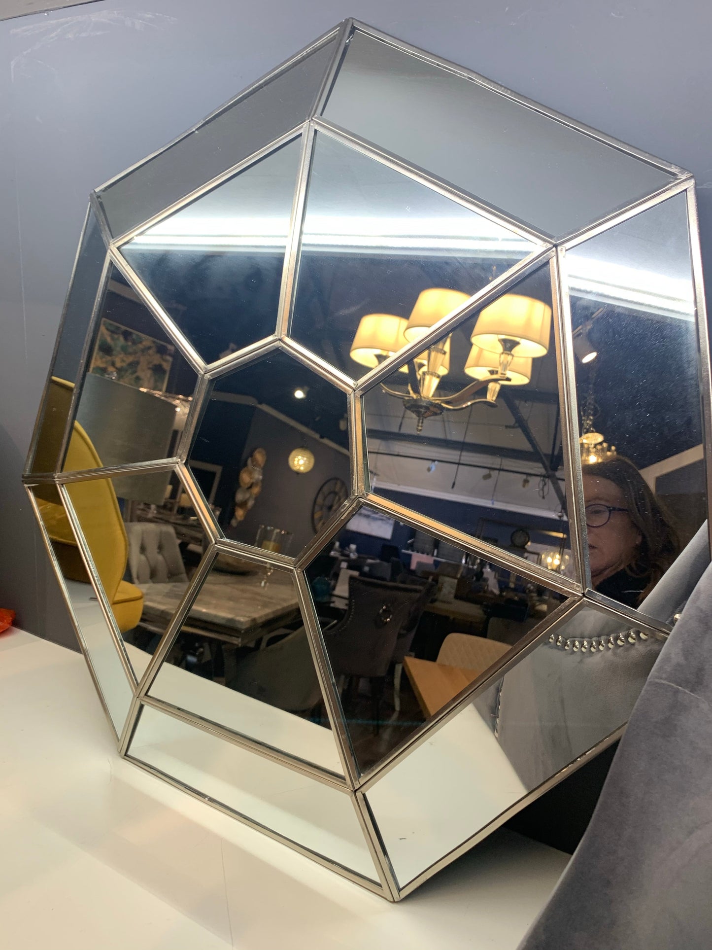 Octagonal facet mirror clearance offer