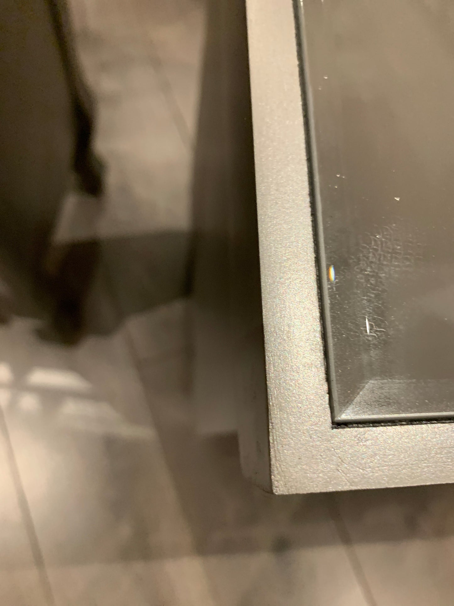 Vision 2 drawer mirrored Bedside Cabinet VALUE RANGE ! Champagne silver trim