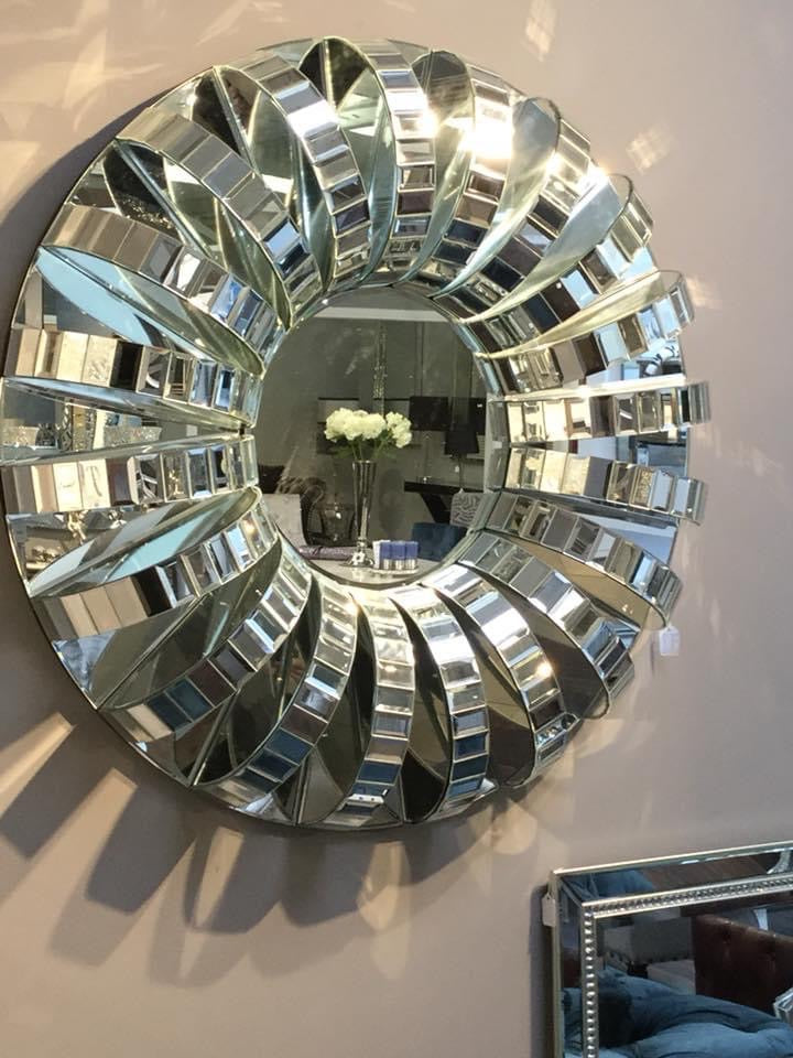 Port 3 D mirror 100cm was 475 . designer Outlet Deal damaged clearance piece