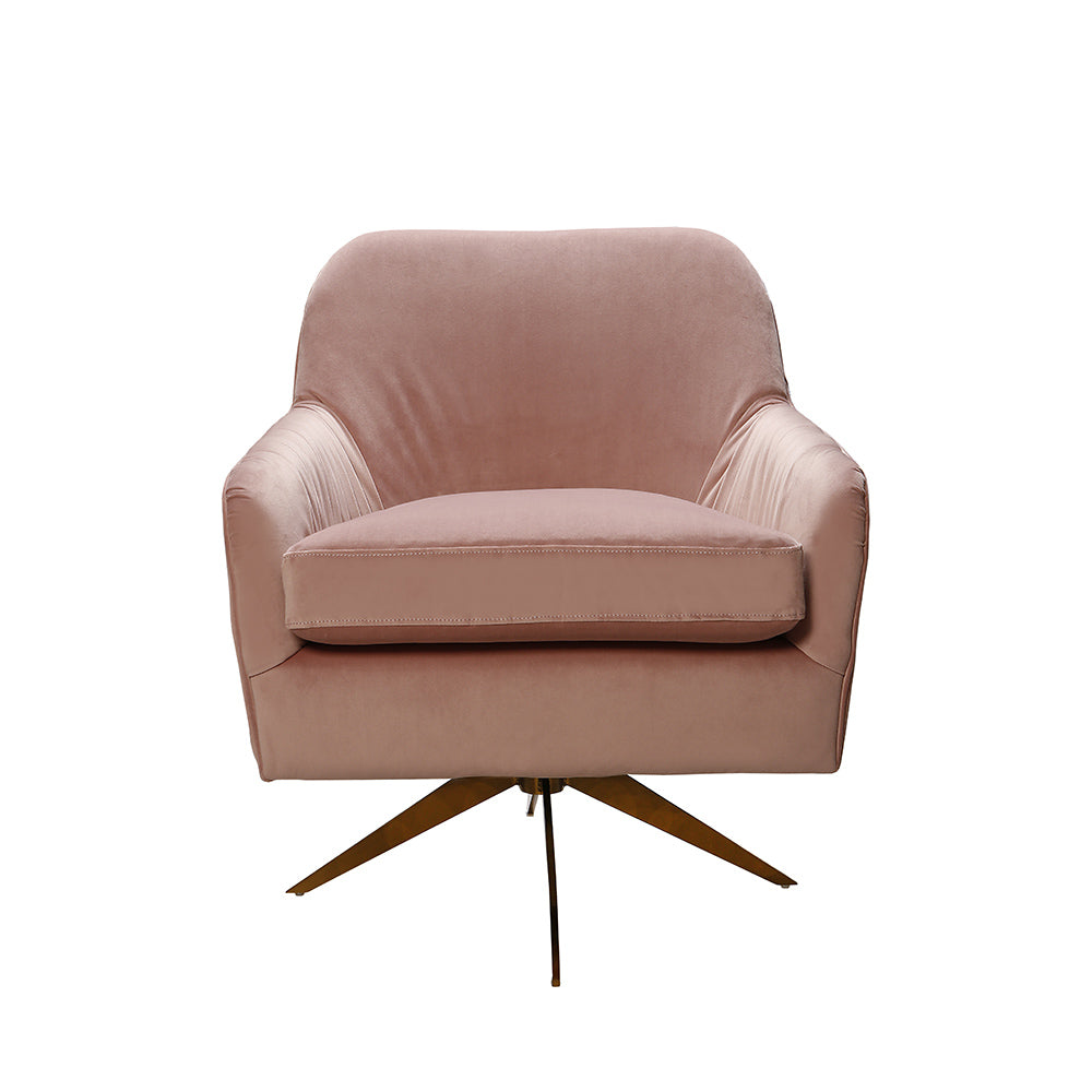 Sia swivel Chair in blush pink totally stunning ! Reduced for collection