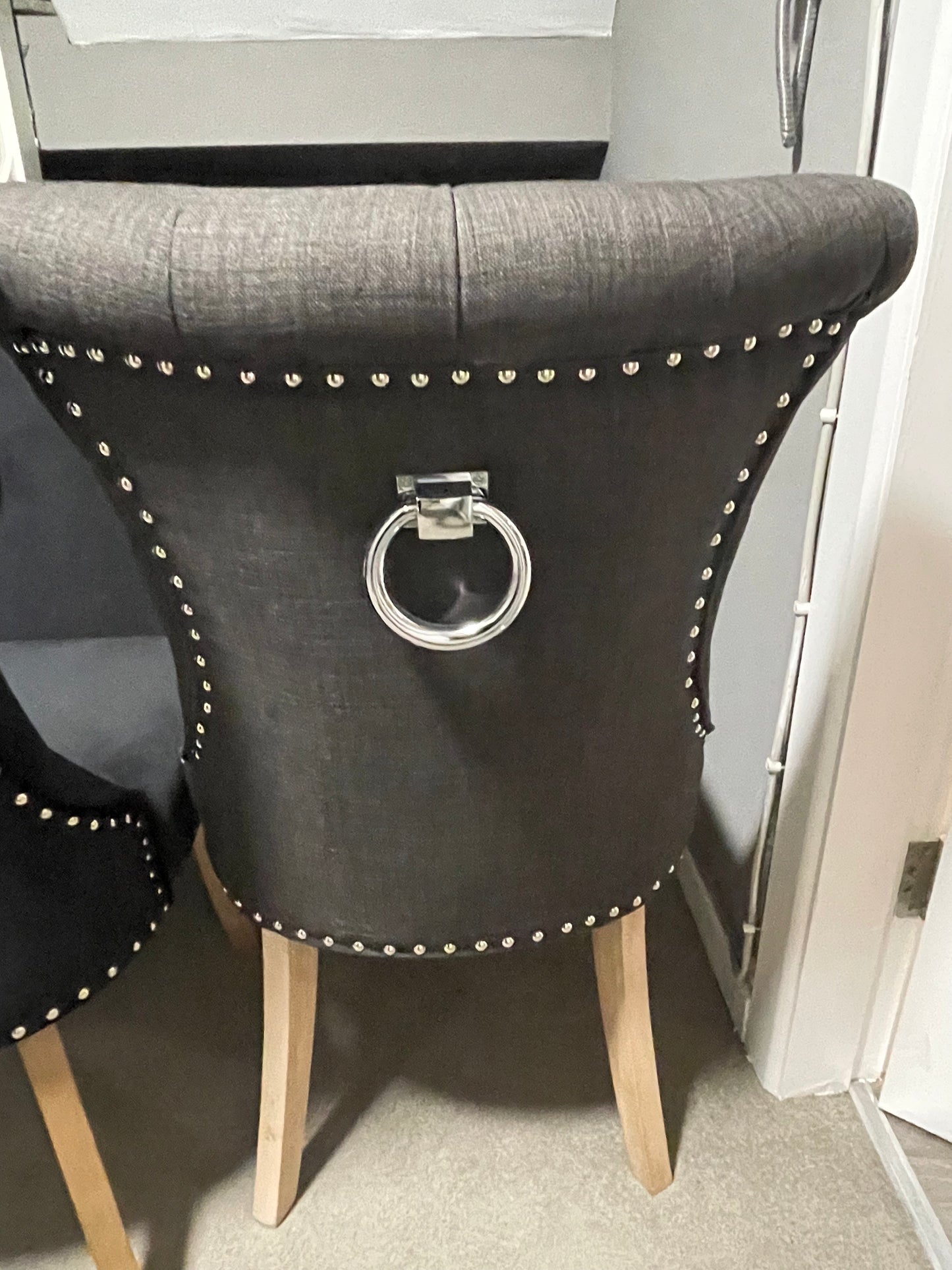 Studio 54 Rocha knocker back dining chair hotel quality velvet last of stock on clearance offer