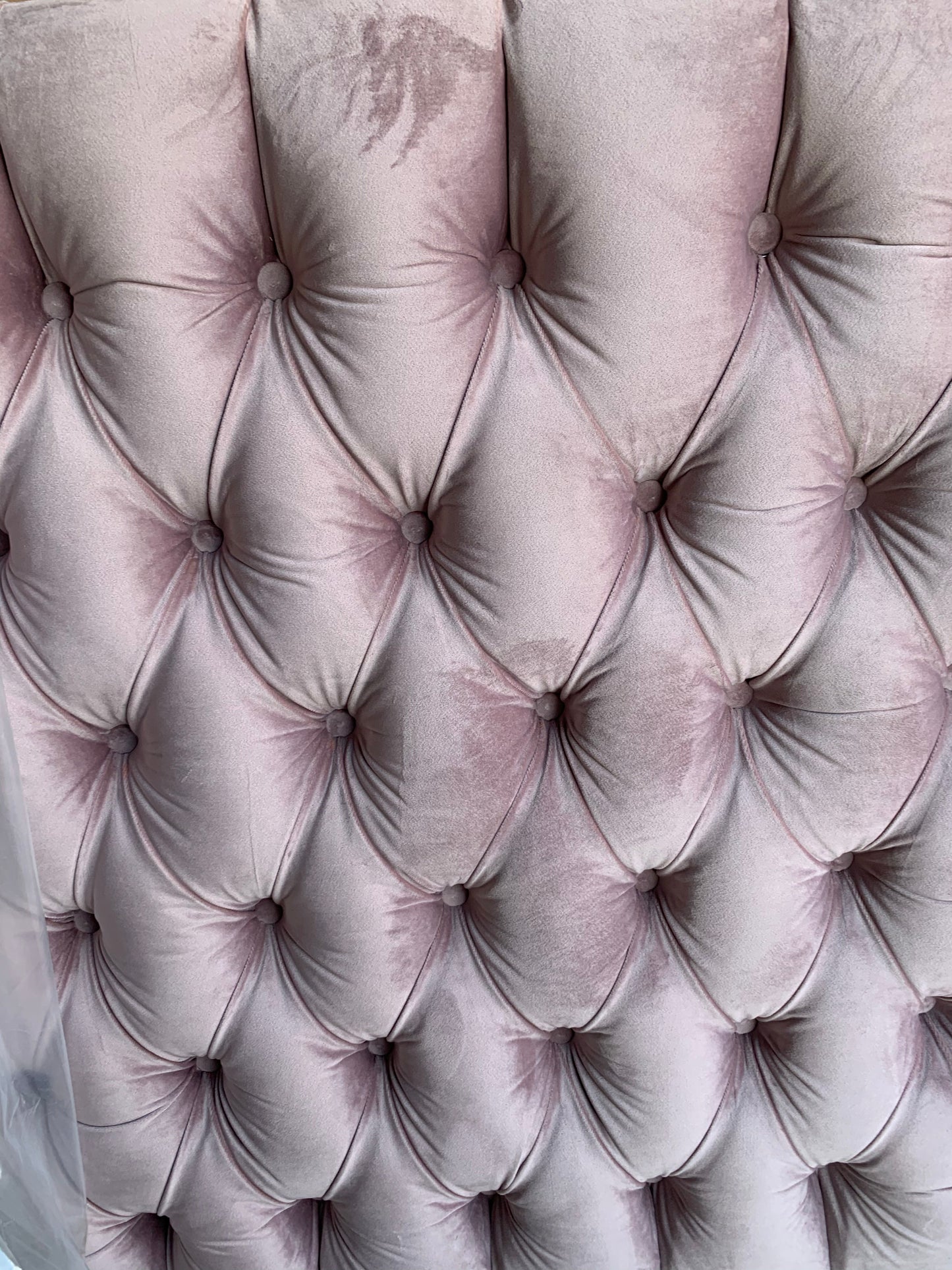 Designer Serene Velvet clearing one price Headboards 4ft6 Double for purchase instore only