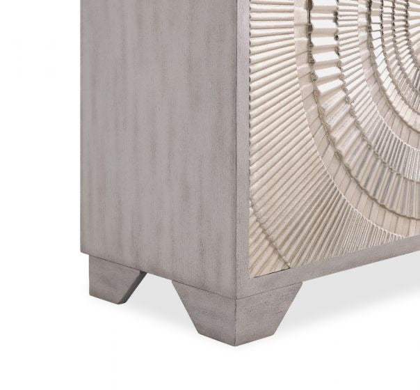Fresno Aztec 2 door sideboard cabinet silver on clearance offer View in store prior to purchase