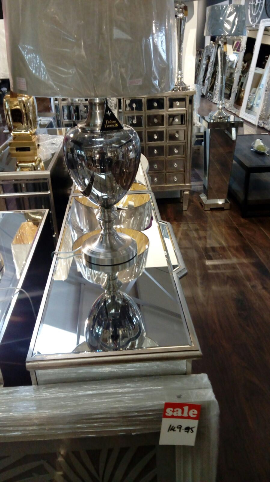 Table Lamp Brushed Nickel 1325