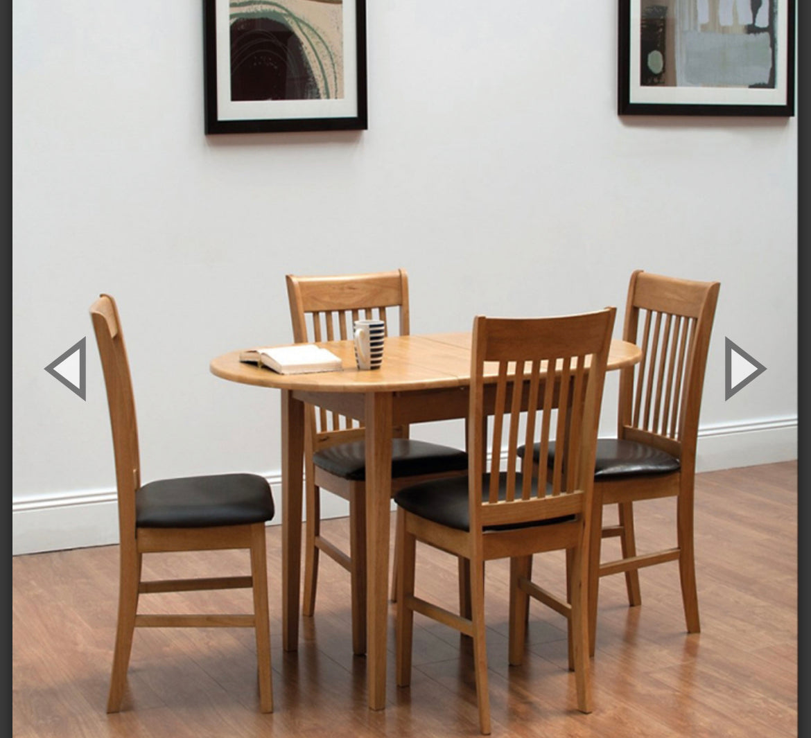Cloe extending oval table 135 cm instore purchase