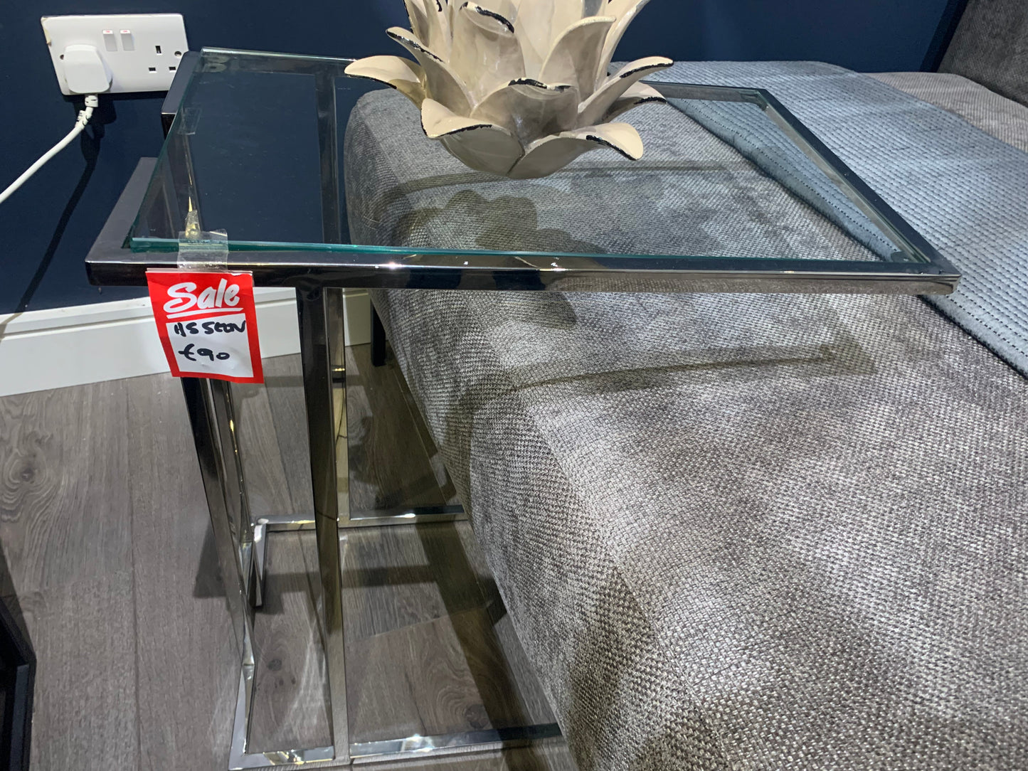 Bi Bi penthouse X-Large Corner Group in luxury textured fabric with half price ex display. Pay Instore 2 models priced separately