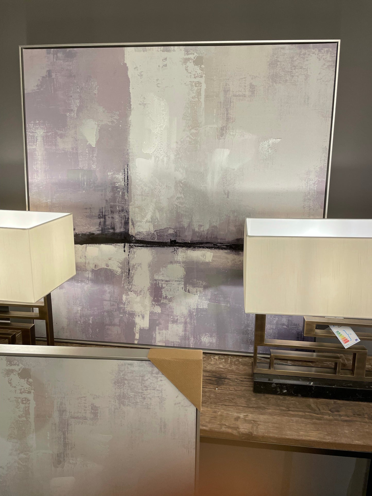 Urban City Pacific Skyline Framed Art. INSTORE collection only