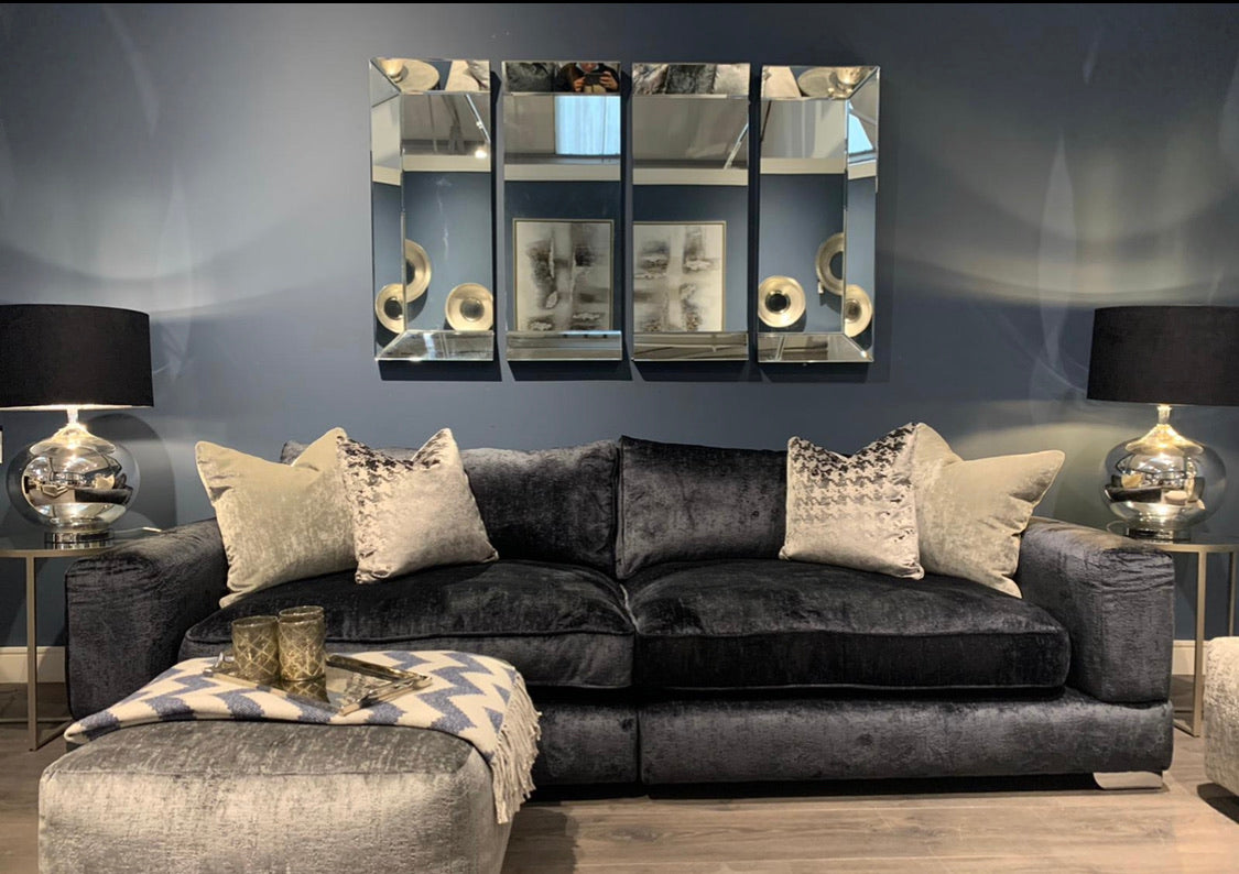 Venetian 4 piece large sectional Venetian Glass mirror available to order in our store.