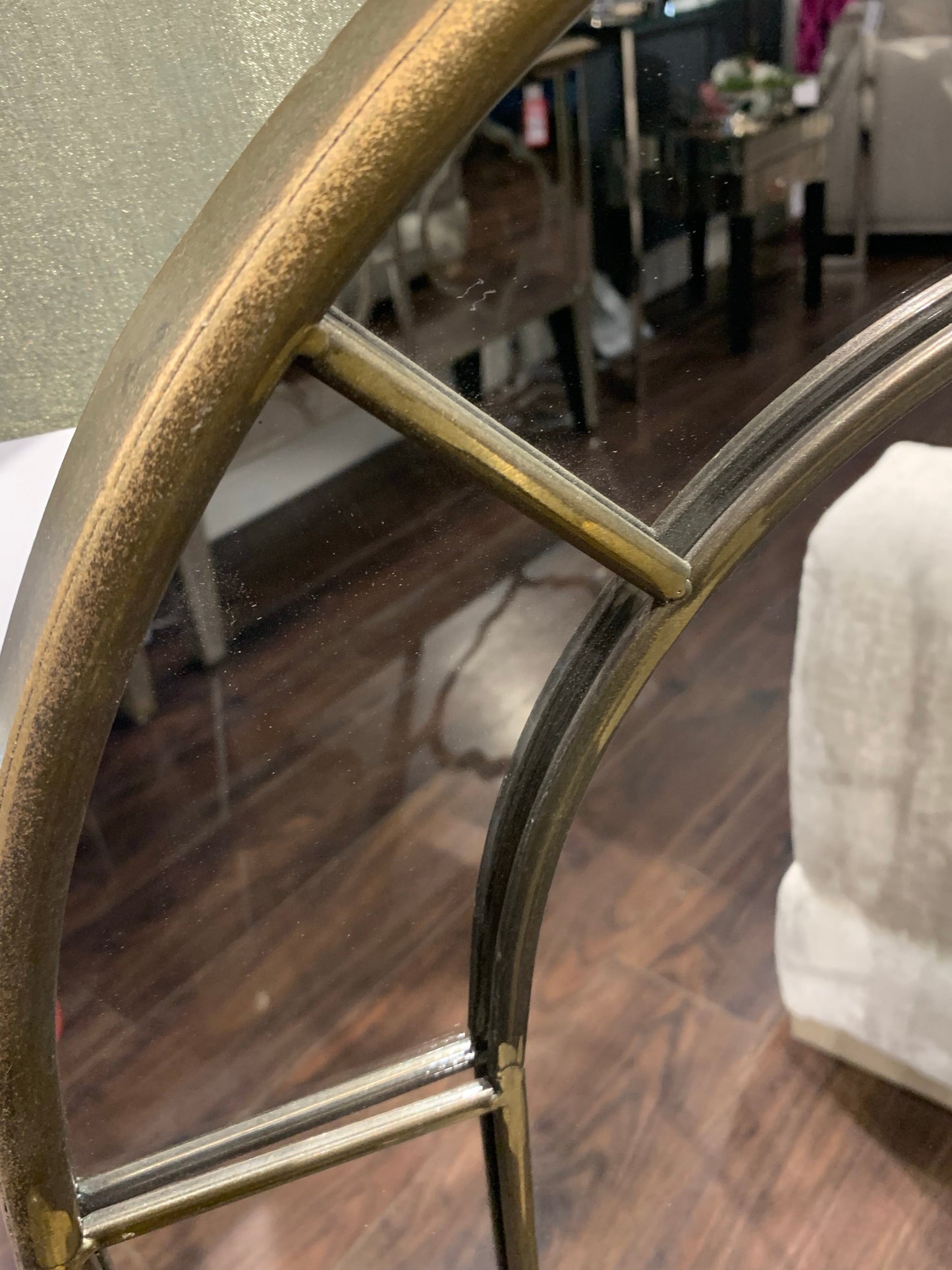 Arch mirror metal 107 cm x 55 cm