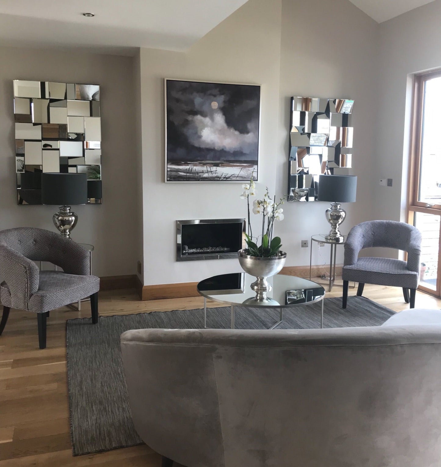 Large Earthquake Mirror frameless 120x 80 cm reduced to less than half price .collect or arrange delivery