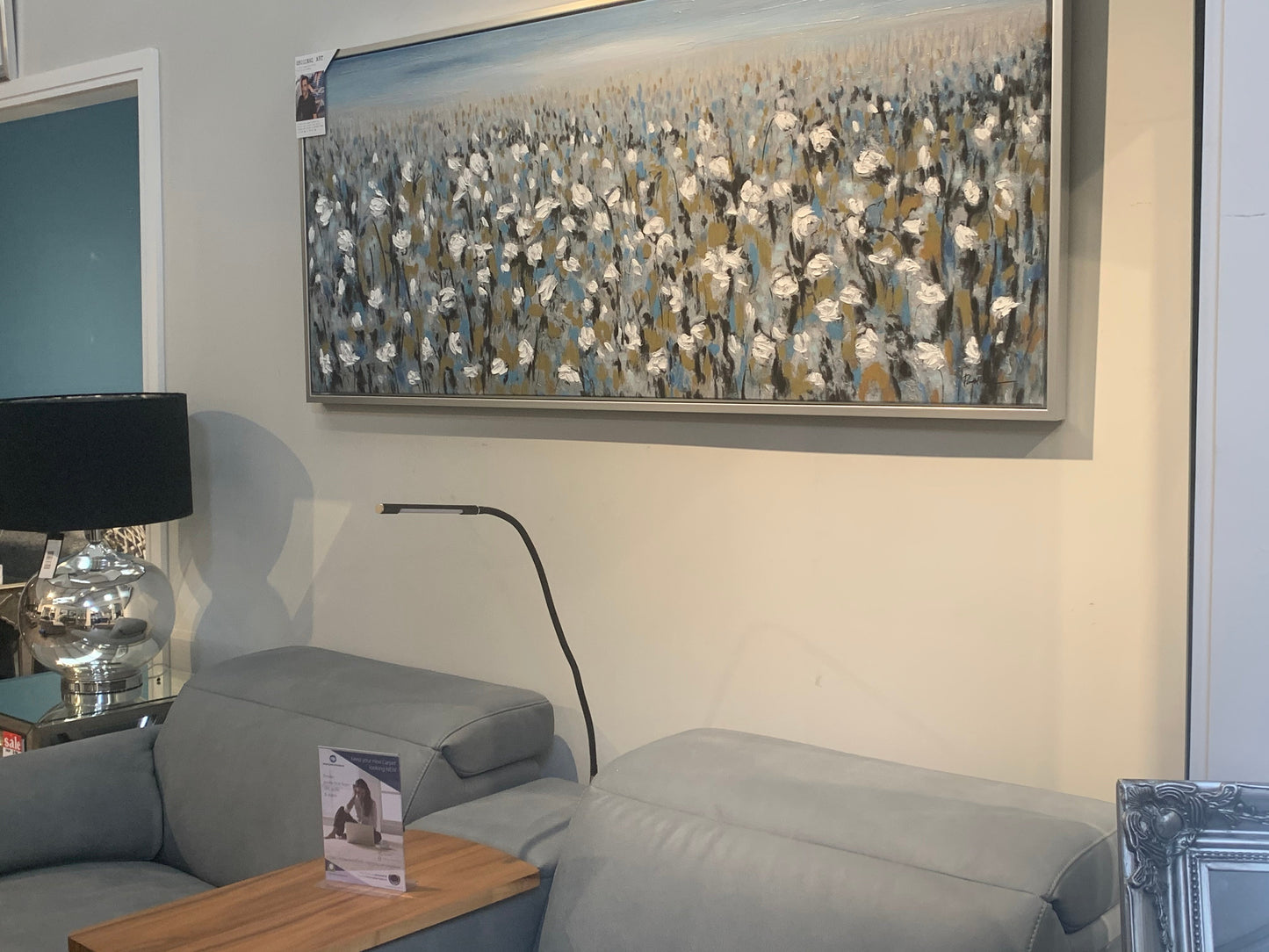 Bonita Bon Soir canvas one only REDUCED wall art click n collect
